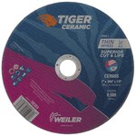 imagen de Weiler Tiger Ceramic Cutoff Wheel 58303 - Type 1 - Straight Wheel - 7 in - Ceramic - 60 - S