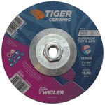 imagen de Weiler Tiger Ceramic Cutoff Wheel 58310 - Type 27 (Depressed Center) - 6 in - Ceramic - 60