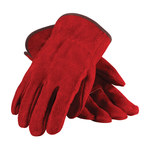 imagen de PIP 69-148 Red Medium Split Cowhide Leather Driver's Gloves - Straight Thumb - 69-148/M