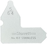 imagen de Starrett Acero Medidor de radio - 167-5/64
