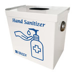 imagen de Caja de seguridad del desinfectante de manos - longitud total 5.25 pulg. - Ancho 3.5 pulg. - 64872