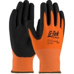 imagen de PIP G-Tek PolyKor 16-343OR Hi-Vis Orange/Black 2XL Glass/HPPE PolyKor, fiber, washable - ANSI A2 Cut Resistance - Nitrile Palm & Fingers Coating - 10.6 in Length - 616314-16857