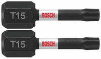 imagen de Bosch Impact Tough T15 Torx Puntas de inserción ITT15102 - Acero De Aleación - 1 pulg. Longitud - 48293