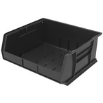 imagen de Akro-mils Akrobin 75 lb Negro Polímero de grado industrial Colgado/Apilado Contenedor de almacenamiento - longitud 14 3/4 pulg. - Ancho 16 1/2 pulg. - Altura 7 pulg. - Compartimientos 1 - 30250 BLACK