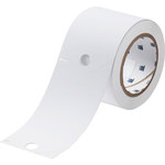 imagen de Brady J50-255-2551 Rollo de etiquetas troqueladas para impresoras - 3.25 pulg. x 5.75 pulg. - Vinilo - Blanco - B-2551