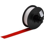imagen de Brady 113198 Rollo de etiquetas para impresora - 1.125 pulg. x 100 pies - Vinilo - Rojo - B-595