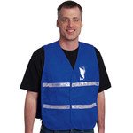 imagen de PIP High-Visibility Vest 300-2509/4X-5X - Size 4XL/5XL - Light Blue - 90615