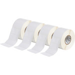 imagen de Bradybondz XTHT-55-8423-3 Rollo de etiquetas troqueladas para impresoras - 4 pulg. x 2 pulg. - Poliéster - Blanco - B-8423