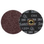 imagen de 3M Scotch-Brite TN Disco de acondicionamiento de superficies de cambio rápido 67155 - 5 pulg. - Cerámica con forma precisa - 120+ - Grueso