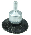 imagen de Weiler Polyflex Steel Cup Brush - Unthreaded Stem Attachment - 1-3/4 in Diameter - 0.020 in Bristle Diameter - 35224