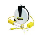 imagen de Reelcraft Industries LD Series Cord Reel - 40 ft Cable Included - Spring Drive - 0.3 Amps - 120V - Fluorescent Light - 16 AWG - LD2040 163 2