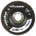 imagen de Weiler Wolverine Type 29 Flap Disc 31343 - Zirconium - 4-1/2 in - 36 - Very Coarse