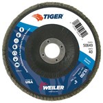 imagen de Weiler Tiger Type 29 Flap Disc 50649 - Zirconium - 6 in - 40 - Coarse
