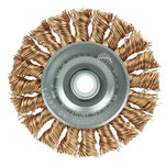 imagen de Weiler 08271 Wheel Brush - 3 in Dia - Knotted - Standard Twist Bronze Bristle