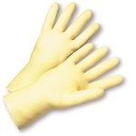 imagen de West Chester 4343 Yellow 10 Unsupported Chemical Resistant Gloves - 12 in Length - 16 mil Thick - 4343/10