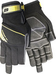 imagen de Red Steer Ironskin 167 Black Large Neoprene/Spandex/Synthetic Leather Work Gloves - PVC Palm Only Coating - 167-L