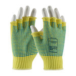 imagen de PIP Kut Gard 08-K259PDD Blue/Yellow Small Cut-Resistant Gloves - ANSI A2 Cut Resistance - PVC Dotted Both Sides Coating - 08-K259PDD/S