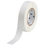 imagen de Brady THT-42-423-10 Rollo de etiquetas troqueladas para impresoras - 1 pulg. x 0.187 pulg. - Poliéster - Blanco - B-423