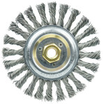 imagen de Weiler Roughneck 08776 Wheel Brush - 6 in Dia - Knotted - Stringer Bead Steel Bristle