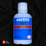 imagen de Loctite Pritex 411 Adhesivo de cianoacrilato Transparente Gel 1 lb Botella - 41161
