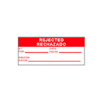 imagen de Brady WOS-1 Rojo sobre blanco Paño de vinilo Etiqueta de control de calidad - Ancho 1 1/2 pulg. - Altura 5/8 pulg. - B-500