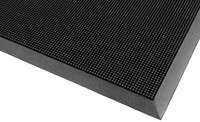 imagen de Notrax Rubber Brush Carpeted Entry Mat 345 36 X 72, 72 in x 36 in, SBR Rubber, Black