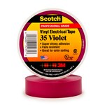 imagen de 3M Scotch 35-VIOLET-1/2 Purple PVC Insulating Tape - 1/2 in x 20 ft - 0.5 in Wide - 7 mil Thick - 49923