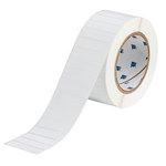 imagen de Brady THT-53-351-3 Rollo de etiquetas troqueladas para impresoras - 2 pulg. x 1/2 pulg. - Vinilo - Blanco - B-351