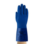 imagen de Ansell Snorkel 04-644 Blue 11 Chemical-Resistant Glove - 12 in Length - Rough Finish - 04-644/11