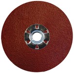 imagen de Weiler Tiger Aluminum Fiber Disc 60604 - 4-1/2 in - 80 - Aluminum Oxide