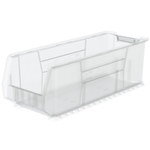 imagen de Akro-mils Akrobin 300 lb Transparente Polímero de grado industrial Apilado Contenedor de almacenamiento - longitud 29 7/8 pulg. - Ancho 11 pulg. - Altura 10 pulg. - Compartimientos 1 - 30292SCLAR