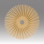 imagen de 3M Scotch-Brite Cerámico Cepillo de cerdas radiales - Ultrafino grado - Agujero Central 3/8 pulg. - 30124