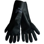 imagen de Global Glove 714R Negro XL Jersey/PVC Guantes de trabajo - acabado Áspero - Longitud 14 pulg. - 714r xl