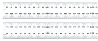 imagen de Starrett Acero templado para muelles Regla de acero - longitud de 1000mm - ancho de 32 mm - espesor de 1.2mm - C635-1000