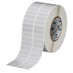 imagen de Brady THT-37-480-10 Rollo de etiquetas troqueladas para impresoras - 1.5 pulg. x 1/2 pulg. - Poliéster - Plateado - B-480