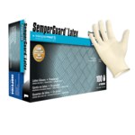 imagen de Sempermed SemperGuard INDPS White Large Powdered Disposable Gloves - Industrial Grade - Smooth Finish - INDPS104