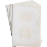 imagen de Brady Toughstripe 121698 Etiqueta en forma de letra - B - Blanco - 6 pulg. x 8 pulg. - B-514
