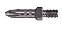 imagen de Vega Tools #2 Phillips Roscado Broca impulsora 142438P2X - Acero S2 Modificado - 1 3/16 pulg. Longitud - Fosfato de manganeso acabado - 00764