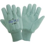 imagen de Global Glove Big Ole Verde Jumbo Algodón Guantes de trabajo - Pulgar recto - C18G-J
