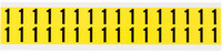imagen de Brady 3420-1 Etiqueta de número - 1 - Negro sobre amarillo - 9/16 pulg. x 3/4 pulg. - B-498