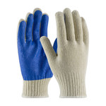 imagen de PIP 37-C110PC Blue Large Cotton/Polyester General Purpose Gloves - PVC Palm Only Coating - 37-C110PC-BL/L