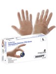 imagen de Global Glove Transparente 2XG TPE Guantes desechables - Grado Industrial - acabado Liso - Longitud 10 pulg. - 810033-29342