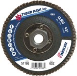 imagen de Weiler Tiger Paw Tipo 27 - Zirconia - 4 1/2 pulg. - 60 - Mediano - 51166