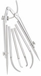 imagen de Starrett Divisor de extensión para carpinteros y chapistas con patas de pinza - longitud de 8 pulg. (200mm) - 85F