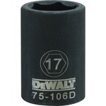 imagen de DEWALT DWMT75106OSP 17 mm Toma De Impacto - Acero - accionamiento 1/2 pulg. 6 Puntos - 51062