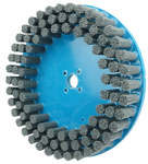 imagen de Weiler Nylox Silicon Carbide Bristle Disc - Fine Grade - Arbor Attachment - 7/8 in Center Hole - 10 in Outside Diameter - 0.040 in Bristle Diameter - 85930