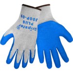 imagen de Global Glove Gripster Plus 300P Gray/Blue 2XL Work Gloves - Rubber Foam Palm & Fingers Coating - 300P 2XL/2XL