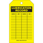 imagen de Brady 86509 Negro sobre amarillo Poliéster/papel Etiqueta de mantenimiento - Ancho 4 pulg. - Altura 7 pulg. - B-837