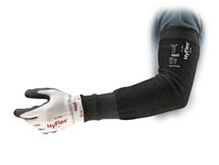 imagen de Ansell HyFlex Manga de brazo resistente a cortes 11-250 - tamaño 9 - 18 pulg. - INTERCEPT - Negro - 22177