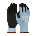 imagen de PIP ATG MaxiCut Ultra 44-6745 Light Blue Medium Dyneema Cut-Resistant Gloves - Reinforced Thumb - ANSI A3 Cut Resistance - Nitrile Palm & Fingers Coating - 44-6745/M